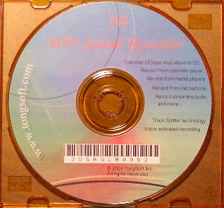 3D MP3 Sound Recorder CD Version for tomp4.com icon